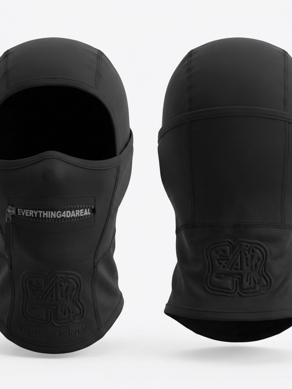 Men's Black Full Face Balaclava Mask